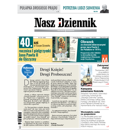 Nasz Dziennik z dnia 01.06.2019 wydanie PDF