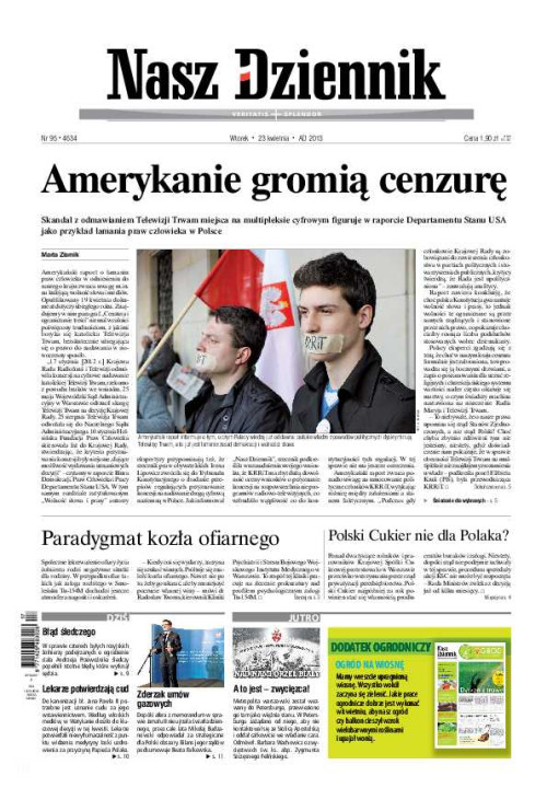 Nasz Dziennik z dnia 23.04.2013 wydanie PDF