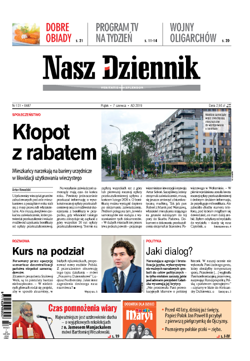 Nasz Dziennik z dnia 07.06.2019 wydanie PDF