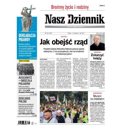 Nasz Dziennik z dnia 12.06.2019 wydanie PDF