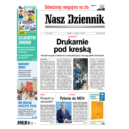 Nasz Dziennik z dnia 13.06.2019 wydanie PDF