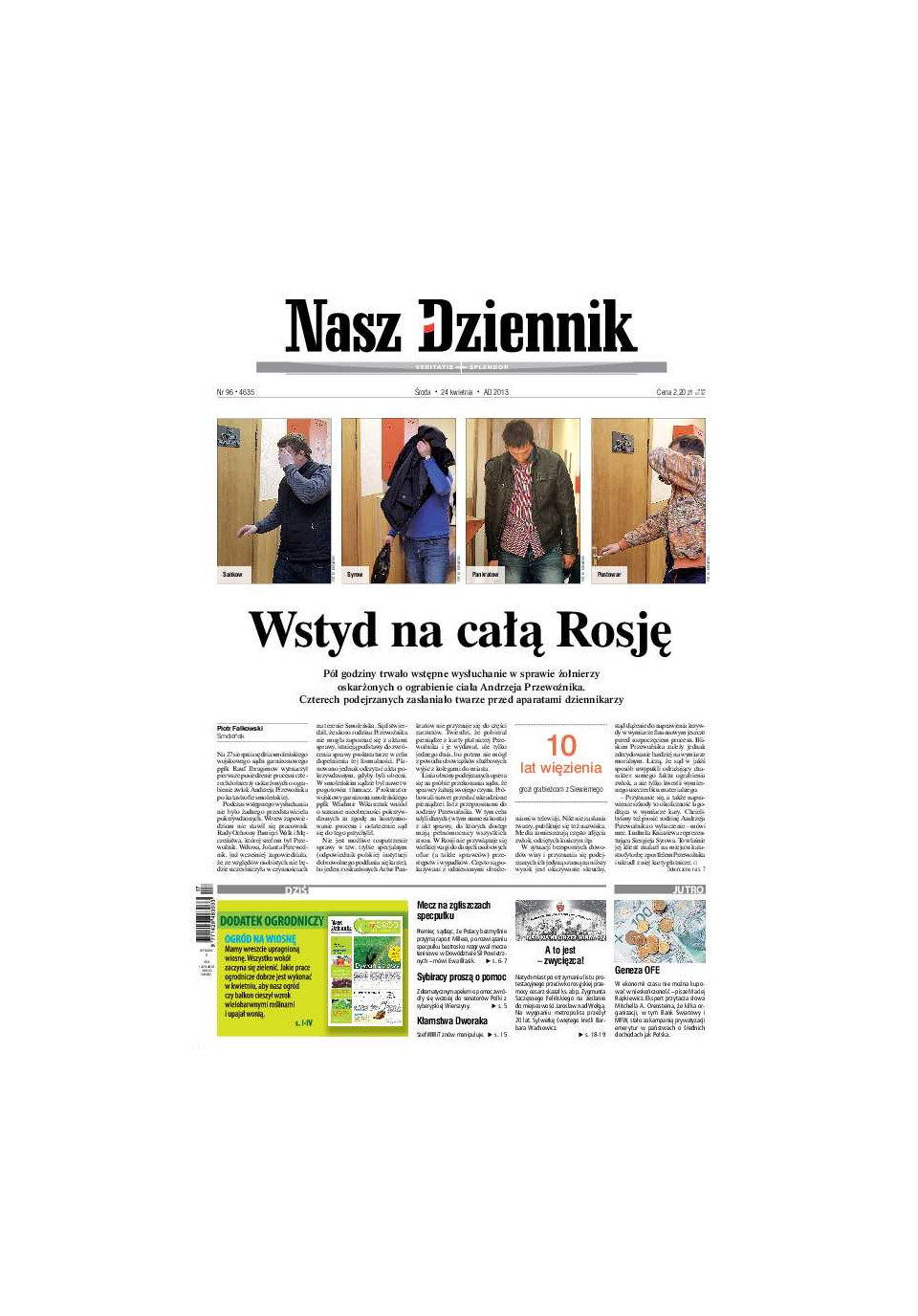 Nasz Dziennik z dnia 24.04.2013 wydanie PDF