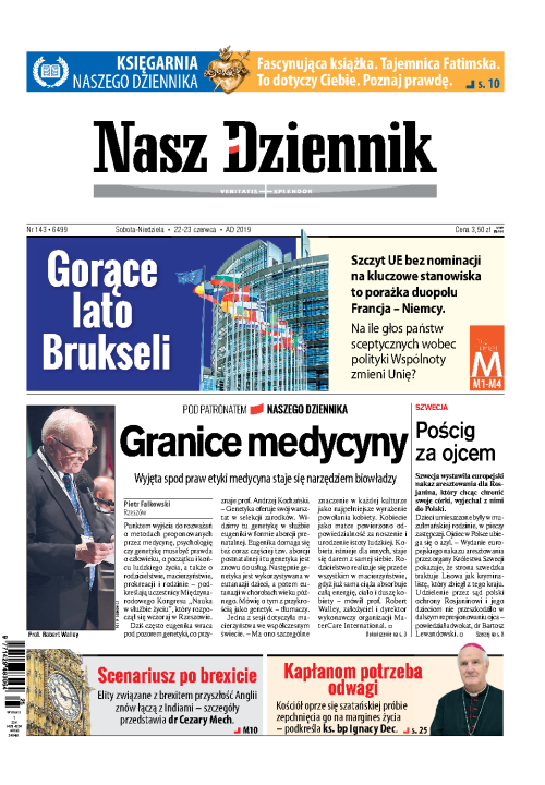 Nasz Dziennik z dnia 22.06.2019 wydanie PDF