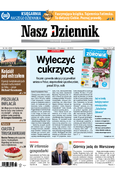 Nasz Dziennik z dnia 24.06.2019 wydanie PDF