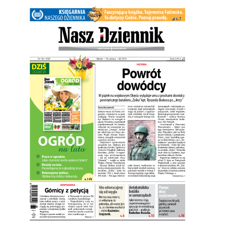 Nasz Dziennik z dnia 25.06.2019 wydanie PDF