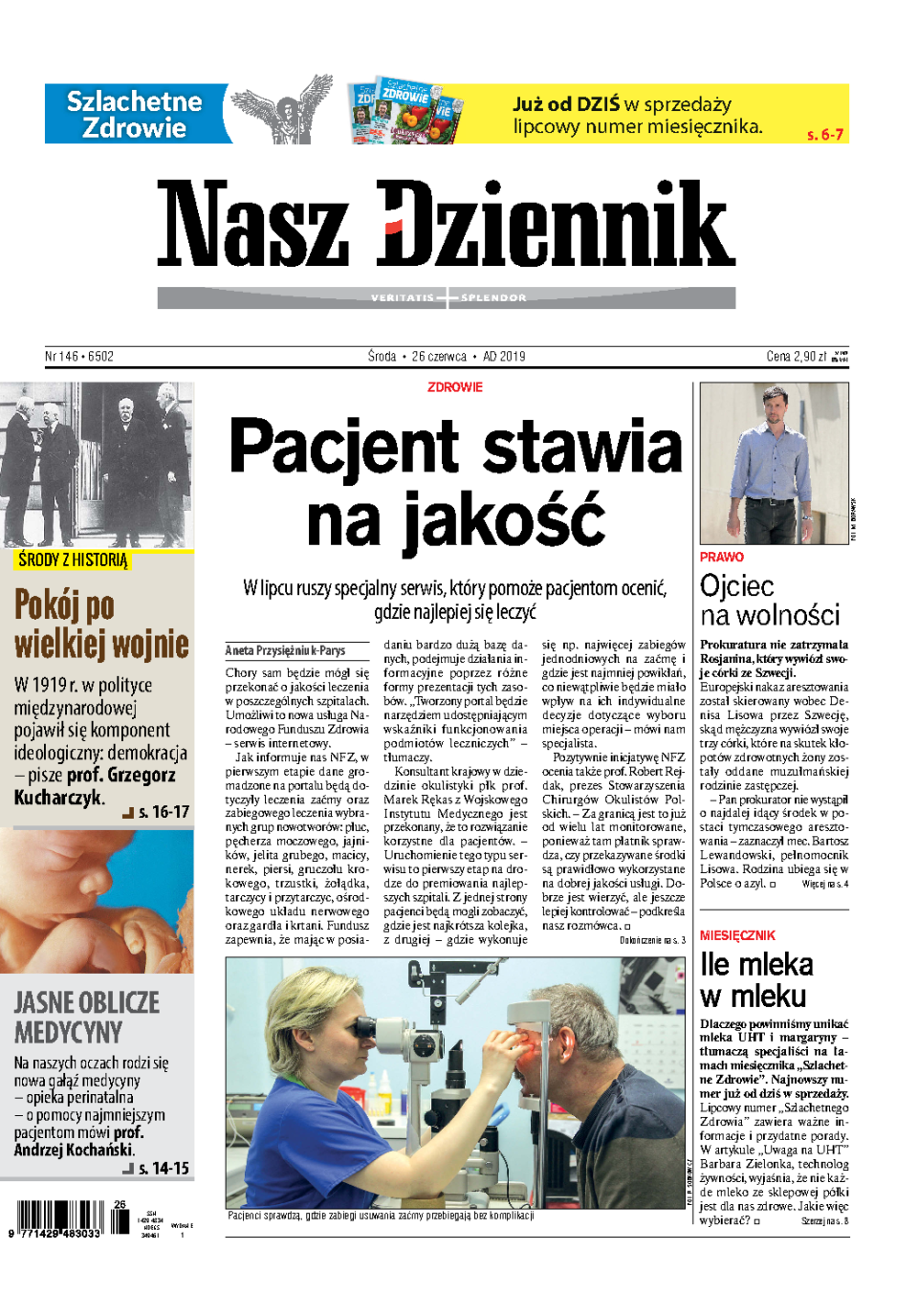 Nasz Dziennik z dnia 26.06.2019 wydanie PDF