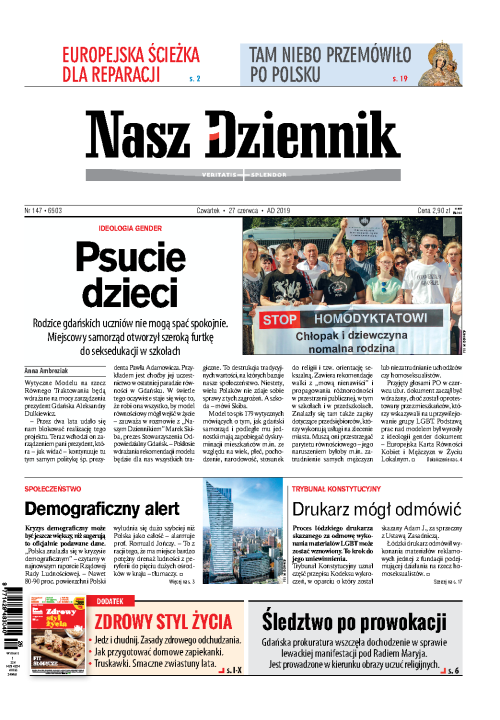Nasz Dziennik z dnia 27.06.2019 wydanie PDF