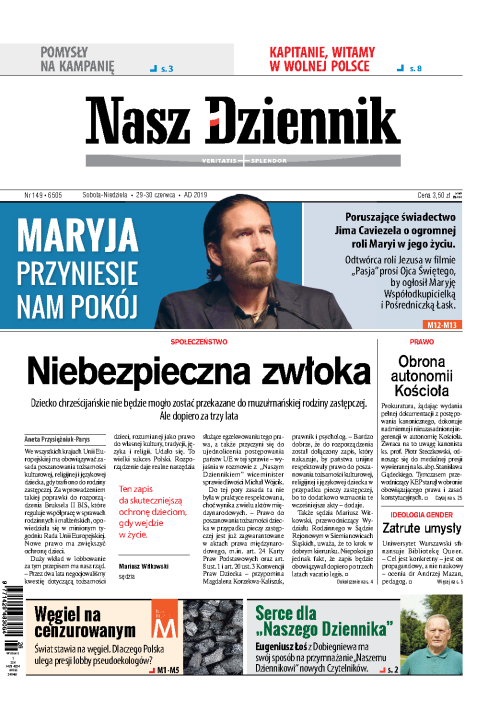 Nasz Dziennik z dnia 29.06.2019 wydanie PDF
