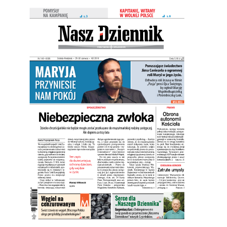 Nasz Dziennik z dnia 29.06.2019 wydanie PDF