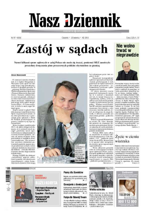 Nasz Dziennik z dnia 25.04.2013 wydanie PDF