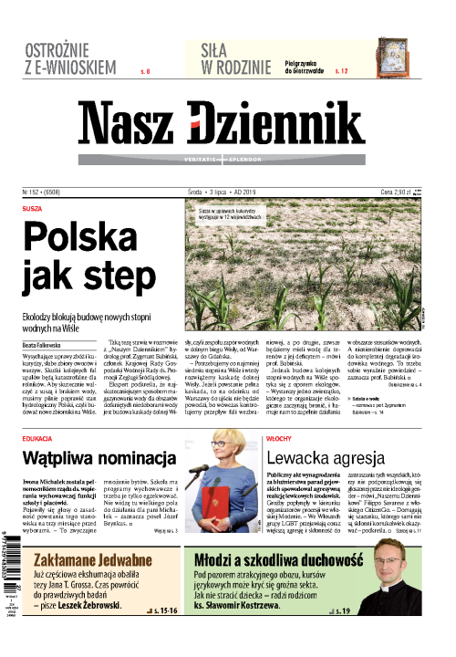 Nasz Dziennik z dnia 03.07.2019 wydanie PDF