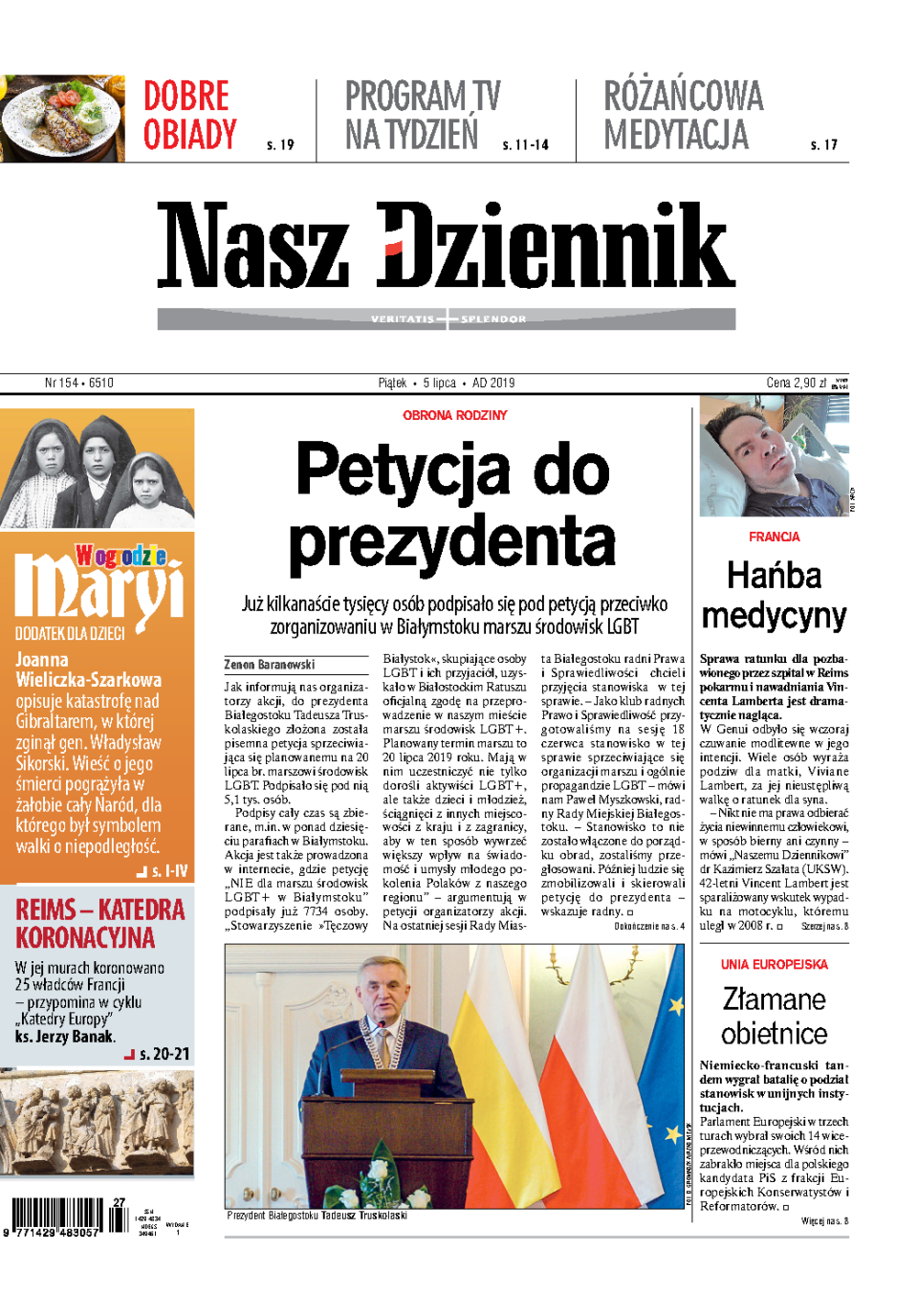 Nasz Dziennik z dnia 05.07.2019 wydanie PDF