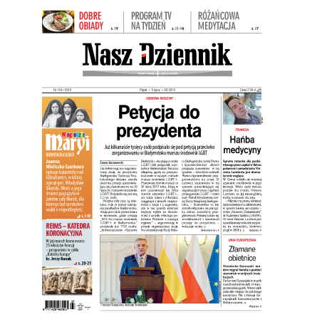 Nasz Dziennik z dnia 05.07.2019 wydanie PDF