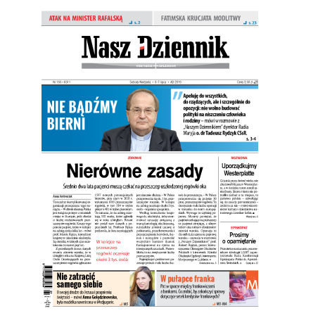 Nasz Dziennik z dnia 06.07.2019 wydanie PDF