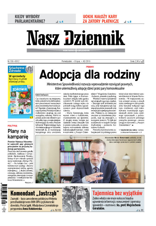 Nasz Dziennik z dnia 08.07.2019 wydanie PDF