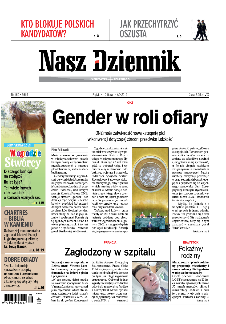 Nasz Dziennik z dnia 12.07.2019 wydanie PDF