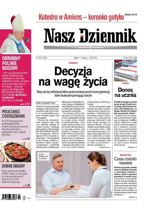 Nasz Dziennik z dnia 19.07.2019 wydanie PDF