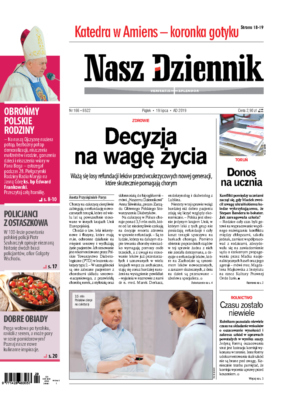 Nasz Dziennik z dnia 19.07.2019 wydanie PDF