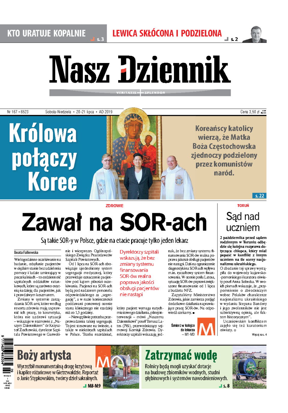 Nasz Dziennik z dnia 20.07.2019 wydanie PDF