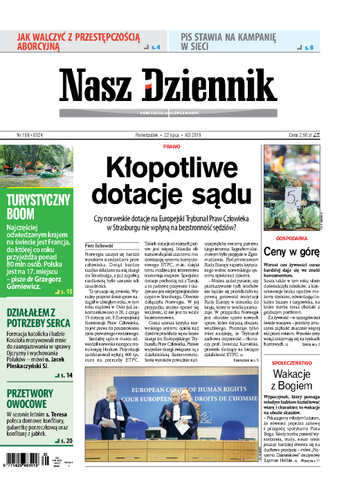 Nasz Dziennik z dnia 22.07.2019 wydanie PDF