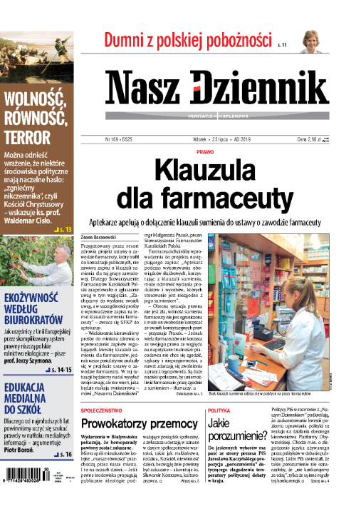 Nasz Dziennik z dnia 23.07.2019 wydanie PDF