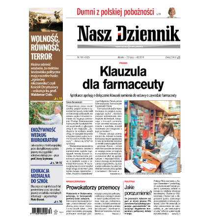 Nasz Dziennik z dnia 23.07.2019 wydanie PDF