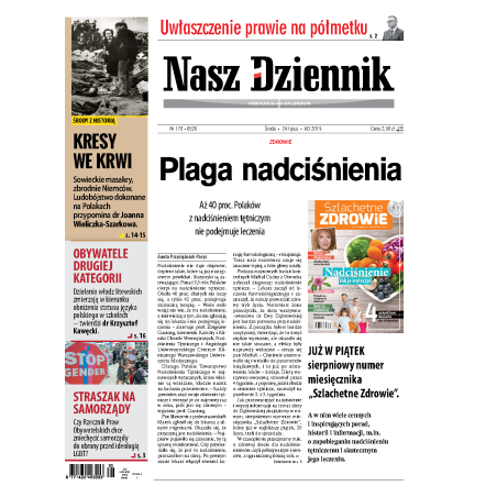 Nasz Dziennik z dnia 24.07.2019 wydanie PDF