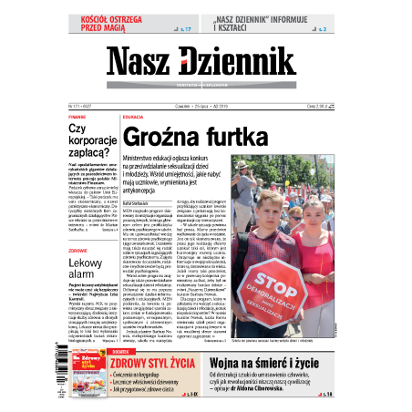 Nasz Dziennik z dnia 25.07.2019 wydanie PDF