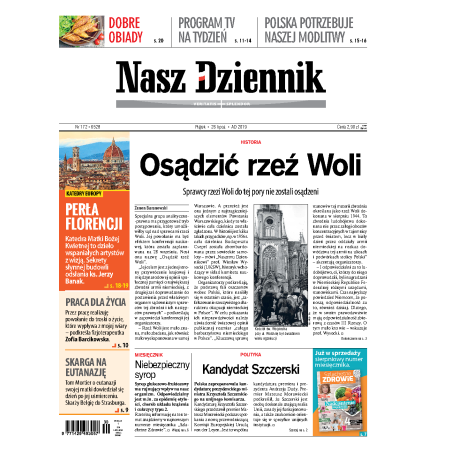 Nasz Dziennik z dnia 26.07.2019 wydanie PDF