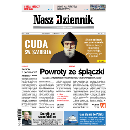 Nasz Dziennik z dnia 27.07.2019 wydanie PDF