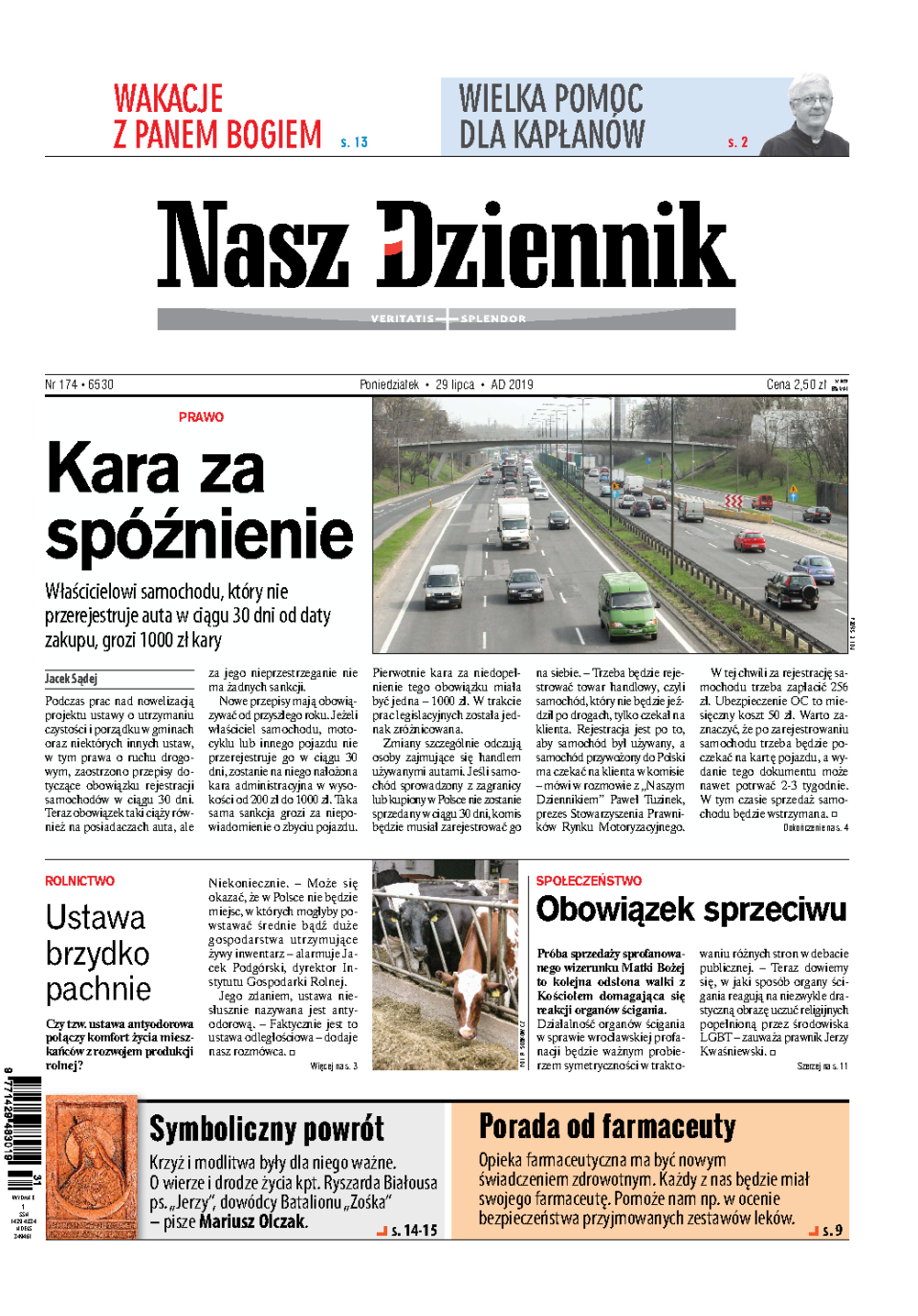 Nasz Dziennik z dnia 29.07.2019 wydanie PDF