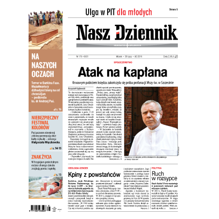 Nasz Dziennik z dnia 30.07.2019 wydanie PDF