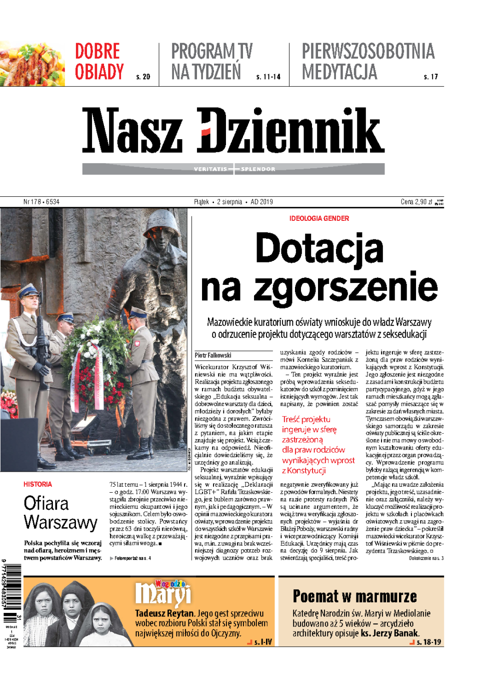Nasz Dziennik z dnia 02.08.2019 wydanie PDF