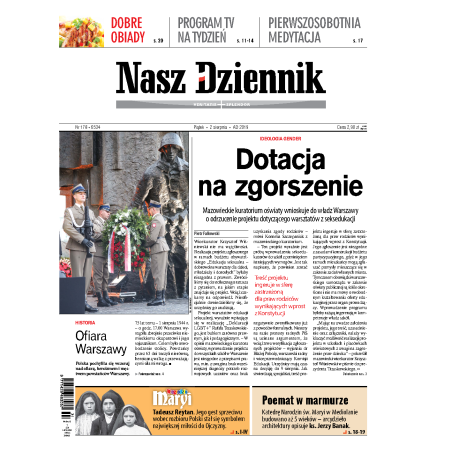 Nasz Dziennik z dnia 02.08.2019 wydanie PDF