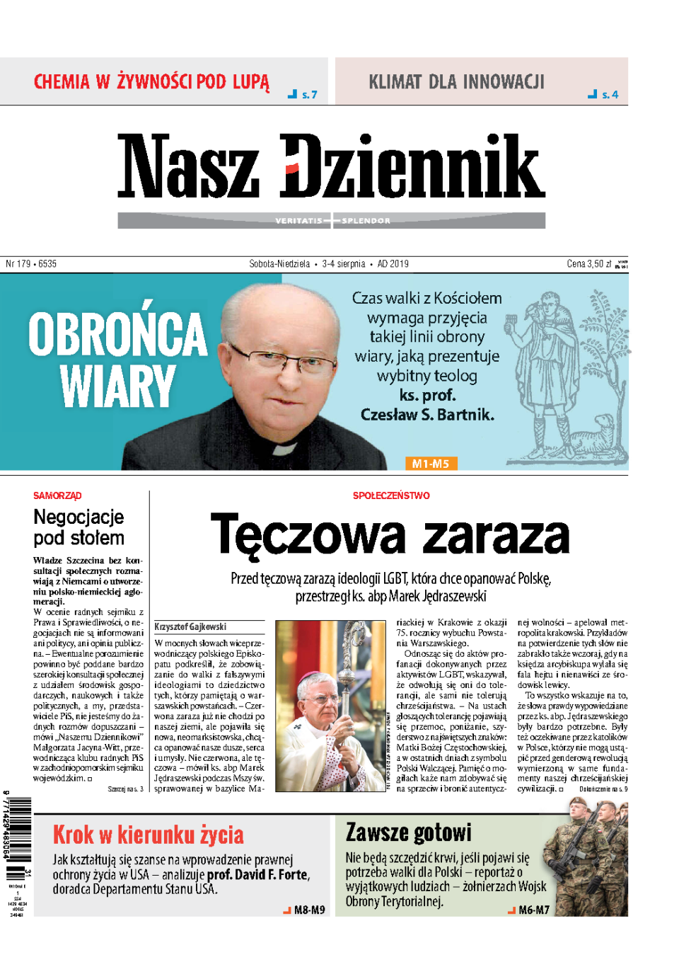Nasz Dziennik z dnia 03.08.2019 wydanie PDF