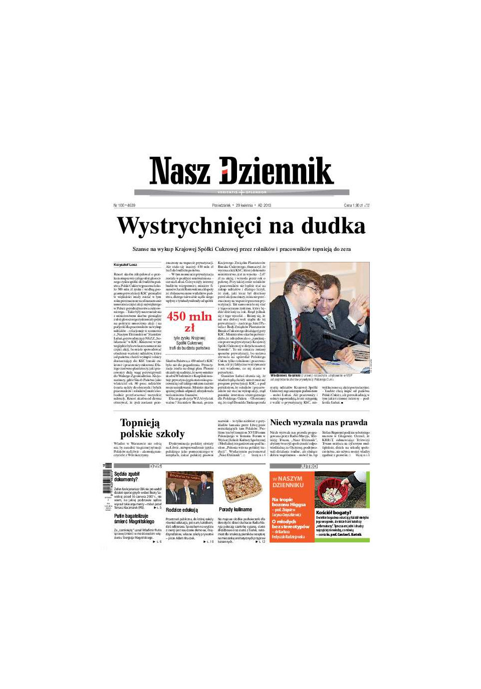 Nasz Dziennik z dnia 29.04.2013 wydanie PDF