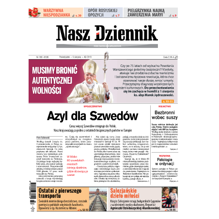 Nasz Dziennik z dnia 05.08.2019 wydanie PDF