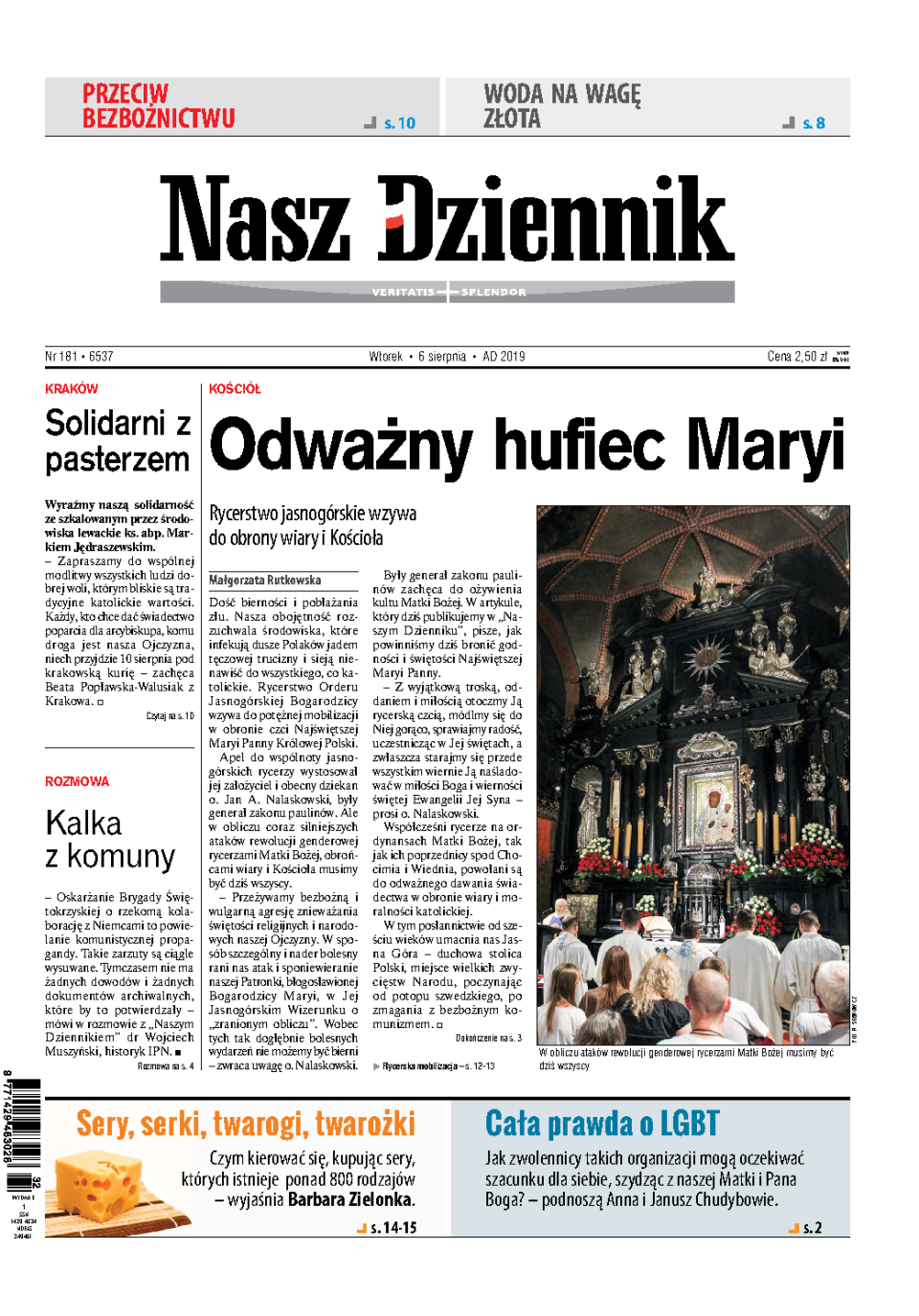Nasz Dziennik z dnia 06.08.2019 wydanie PDF