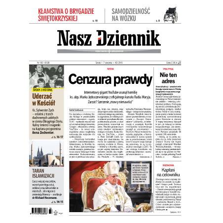 Nasz Dziennik z dnia 07.08.2019 wydanie PDF