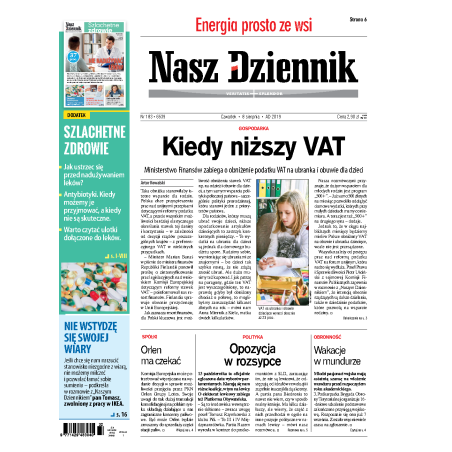 Nasz Dziennik z dnia 08.08.2019 wydanie PDF