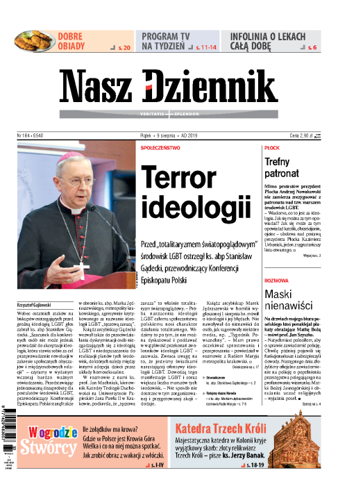 Nasz Dziennik z dnia 09.08.2019 wydanie PDF