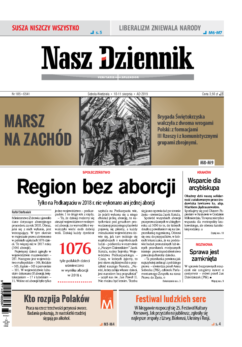 Nasz Dziennik z dnia 10.08.2019 wydanie PDF