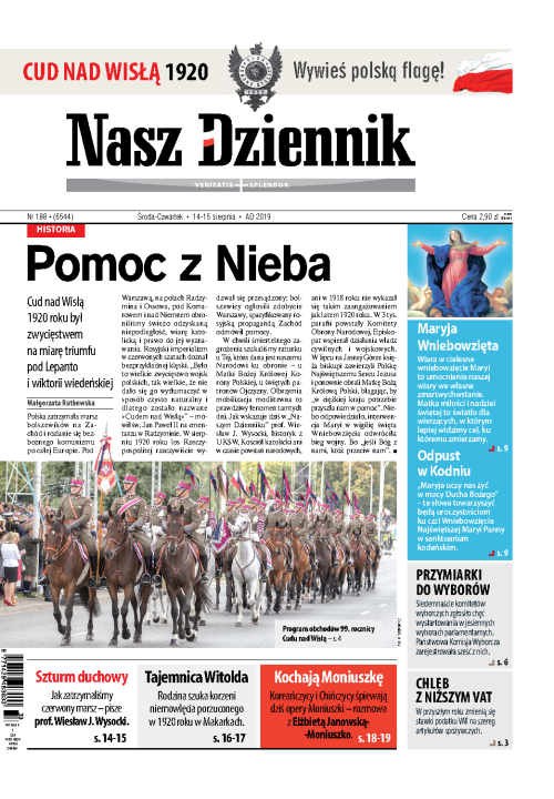 Nasz Dziennik z dnia 14.08.2019 wydanie PDF