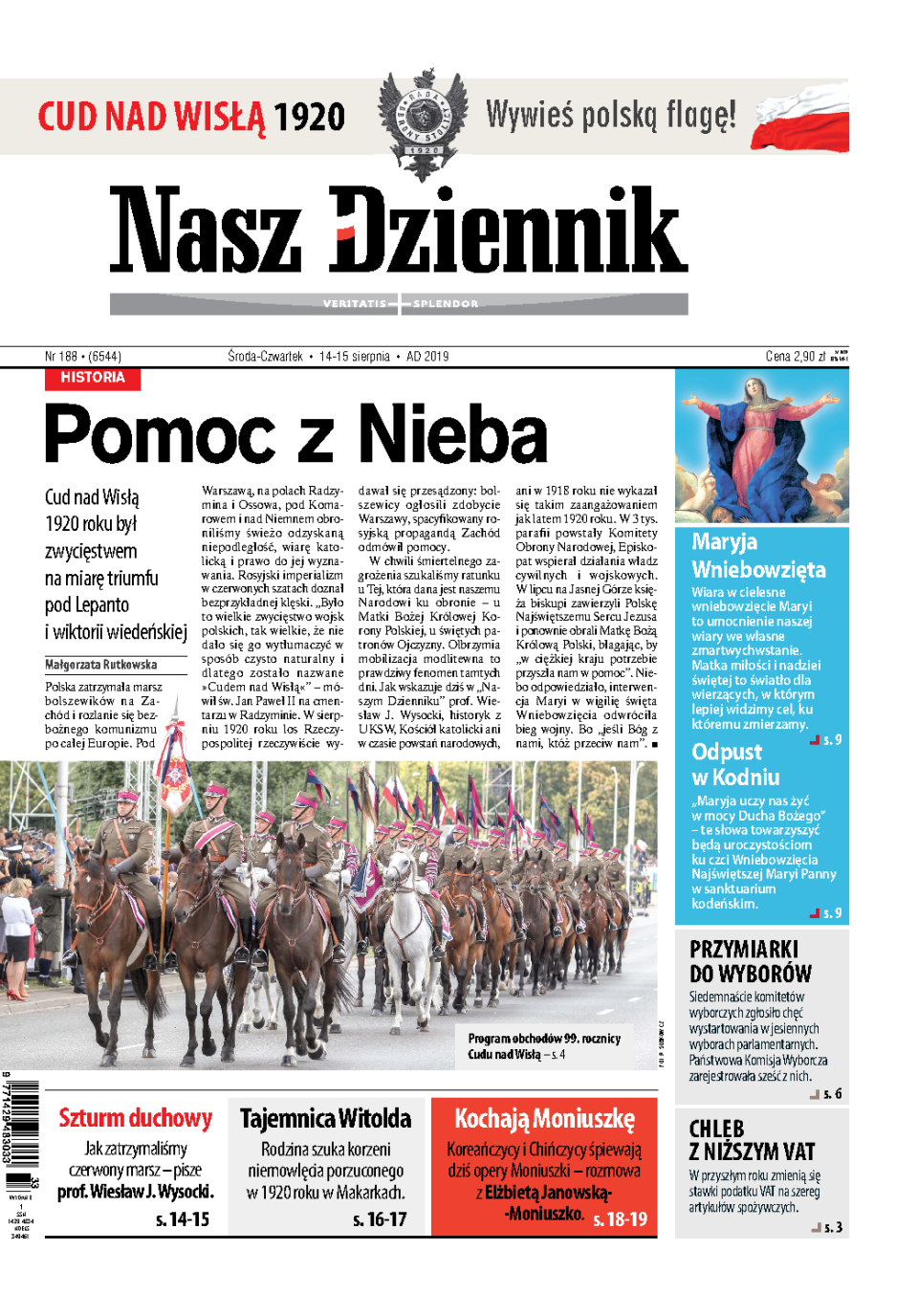 Nasz Dziennik z dnia 14.08.2019 wydanie PDF