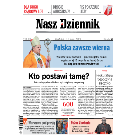 Nasz Dziennik z dnia 17.08.2019 wydanie PDF