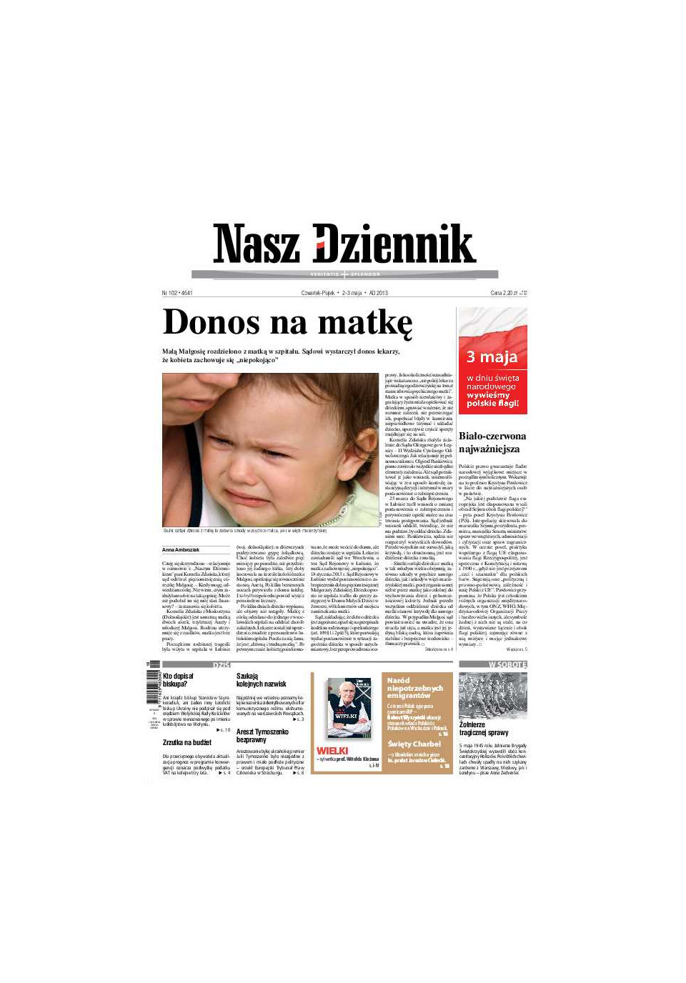 Nasz Dziennik z dnia 02.05.2013 wydanie PDF