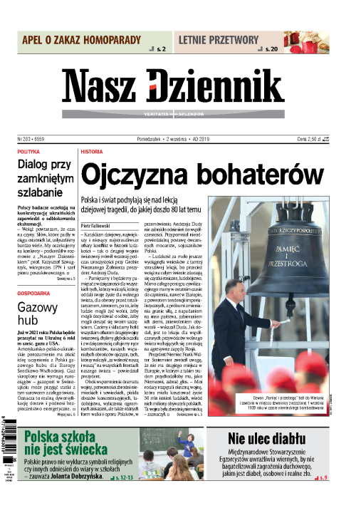 Nasz Dziennik z dnia 02.09.2019 wydanie PDF