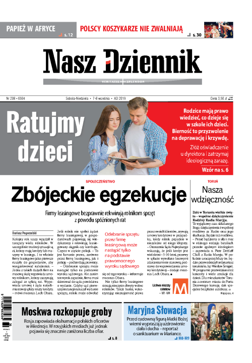 Nasz Dziennik z dnia 07.09.2019 wydanie PDF