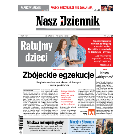 Nasz Dziennik z dnia 07.09.2019 wydanie PDF