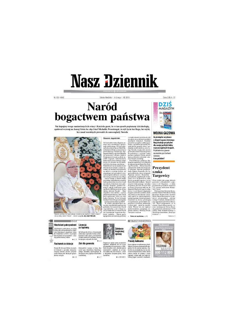 Nasz Dziennik z dnia 04.05.2013 wydanie PDF
